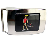 Devanet belt buckle designed for the TOMMY T junior golf tour